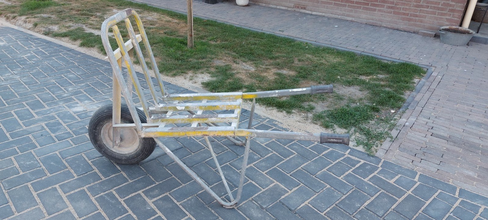 Stenenkruiwagen voor zwaar werk, Onbekend, Ophalen of Verzenden, Handmatig, Gebruikt