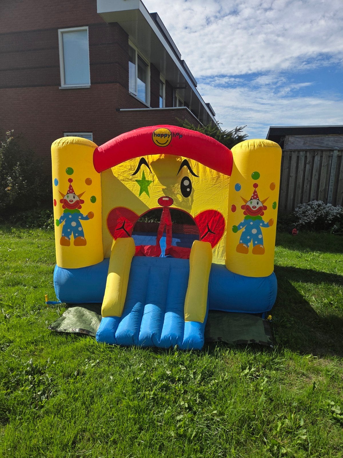 Springkussen met basket en handige opbergtas, Ophalen, Zo goed als nieuw