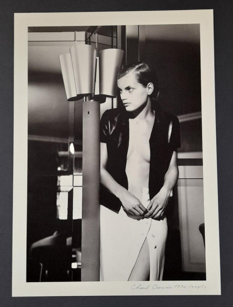 Vintage Chanel - Karl Lagerfeld - Fotolitho 1996 - Zgan !!, Verzenden, Foto, Lithografie, Origineel