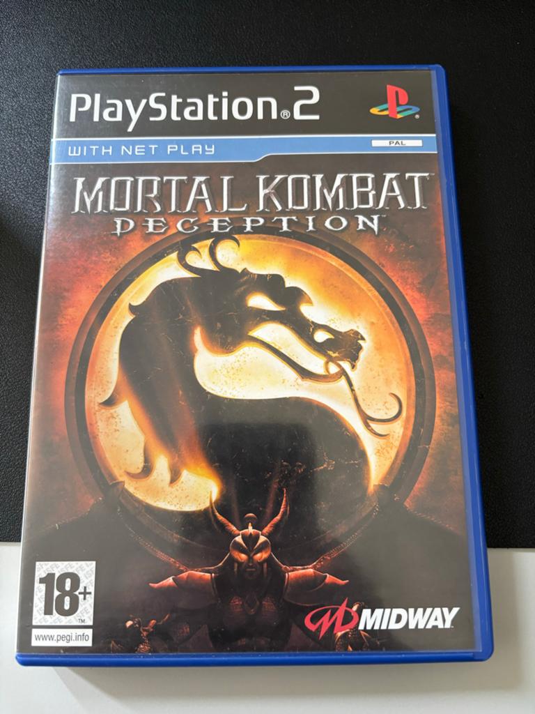 Mortal Kombat Deception PS2 - Compleet met boekje, Spelcomputers en Games, Games | Sony PlayStation 2, Online, Vanaf 18 jaar, Vechten