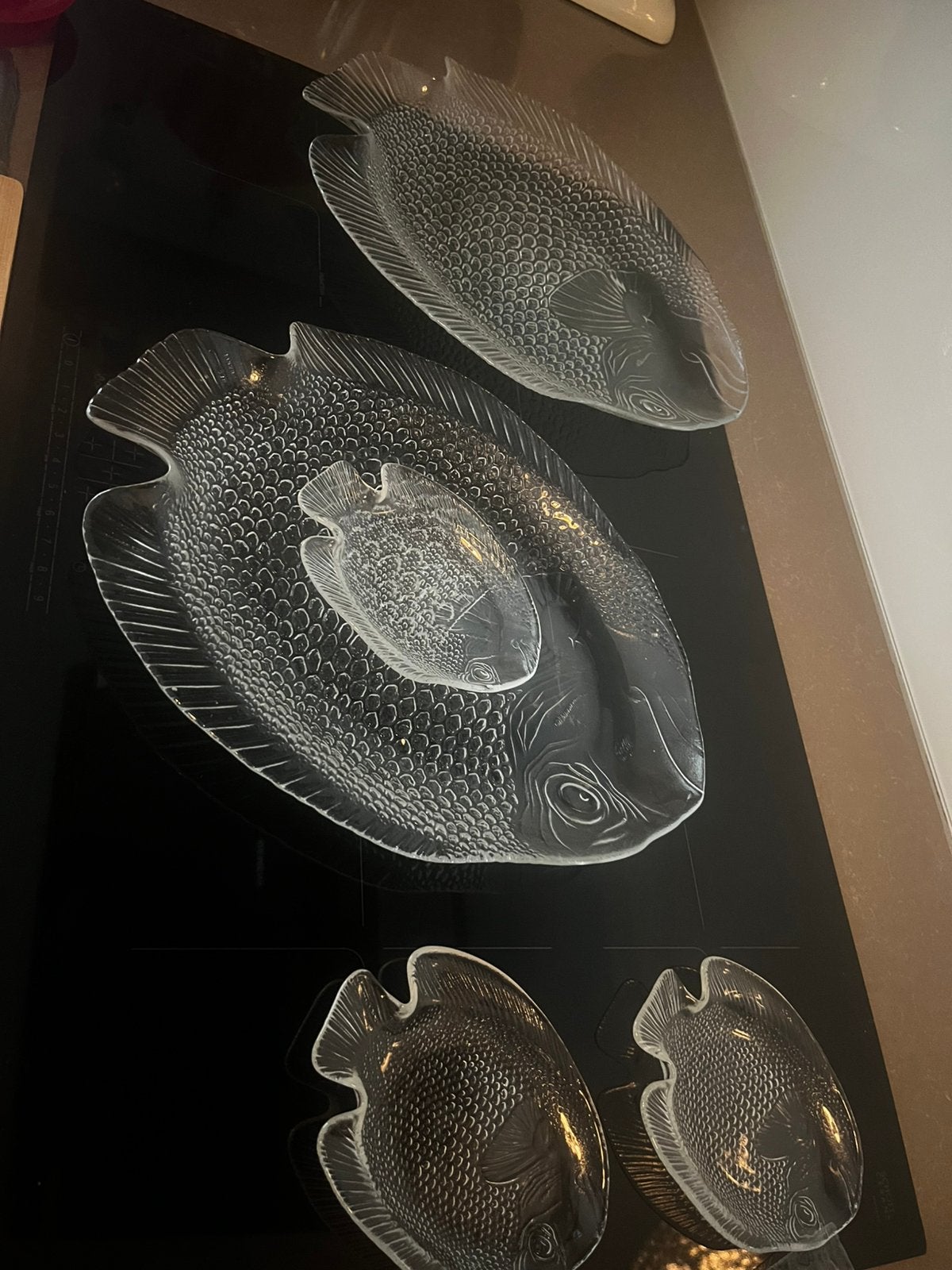 Twee grote en drie kleine schalen, Antiek en Kunst, Ophalen