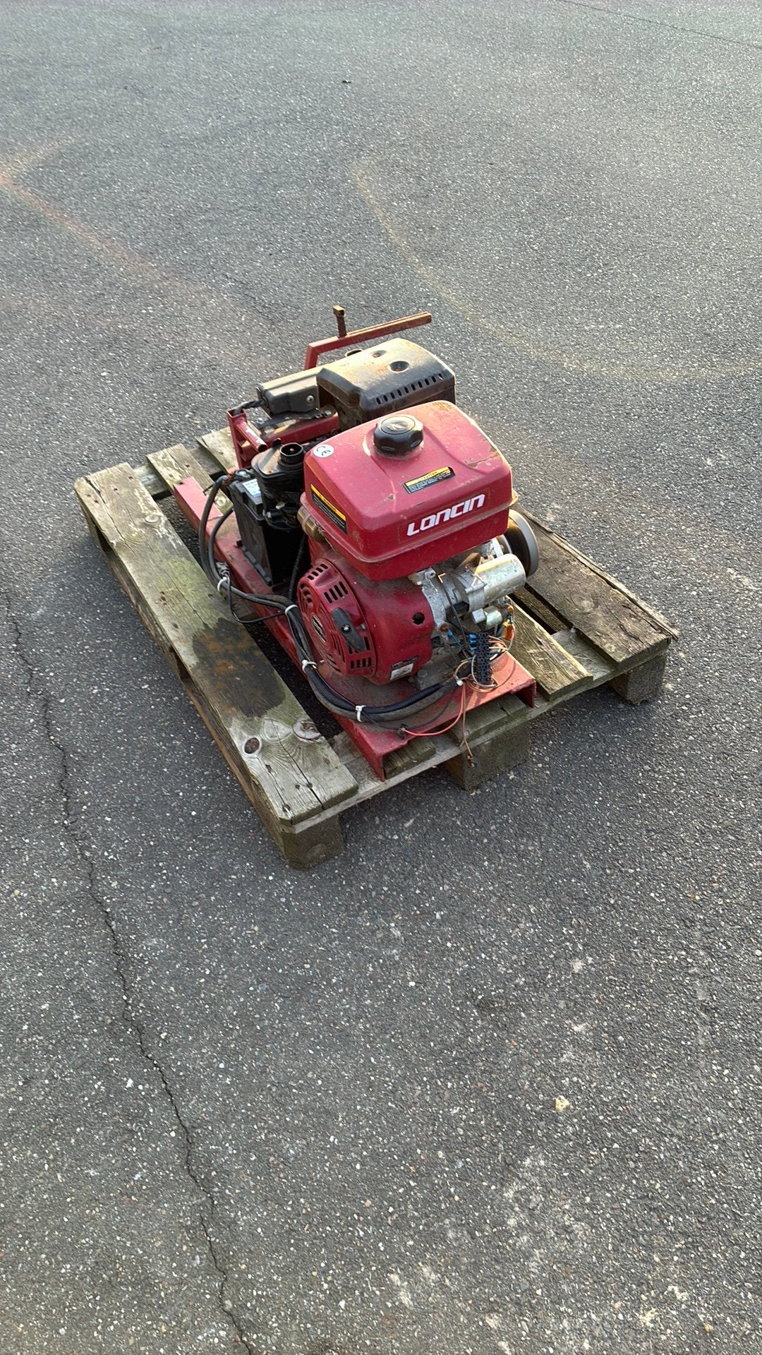 Loncin 389cc benzine motor, Ophalen, Zo goed als nieuw, Benzinemotor, 1800 rpm of meer