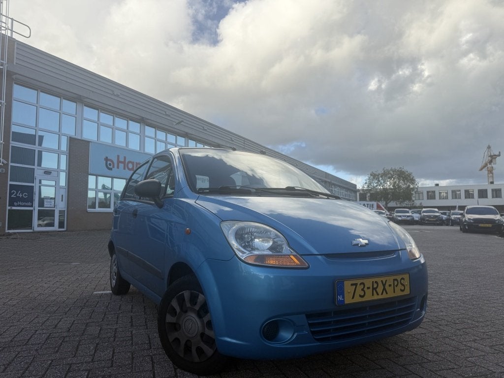 Chevrolet Matiz 0.8 Style Automaat Elektrische Ramen, Auto's, Gebruikt, Blauw, Origineel Nederlands, Bedrijf