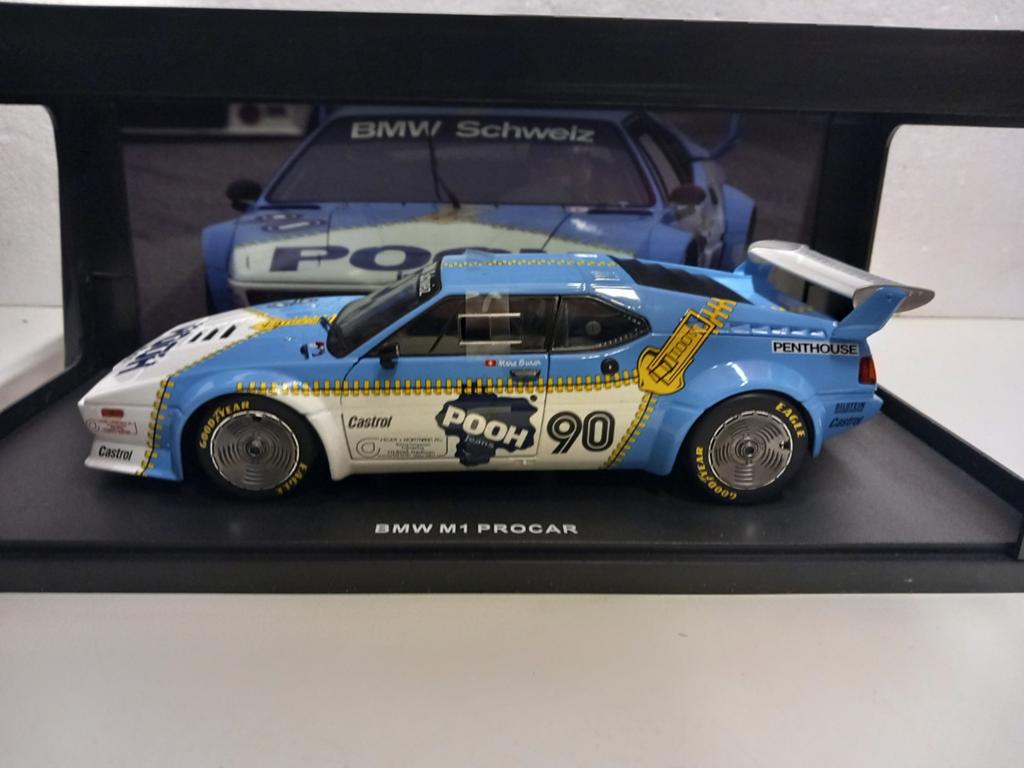 BMW M1 Procar M Surer 1980 blauw Werk model 1:18 KRD, Hobby en Vrije tijd, Modelauto's | 1:18, Ophalen of Verzenden, Zo goed als nieuw