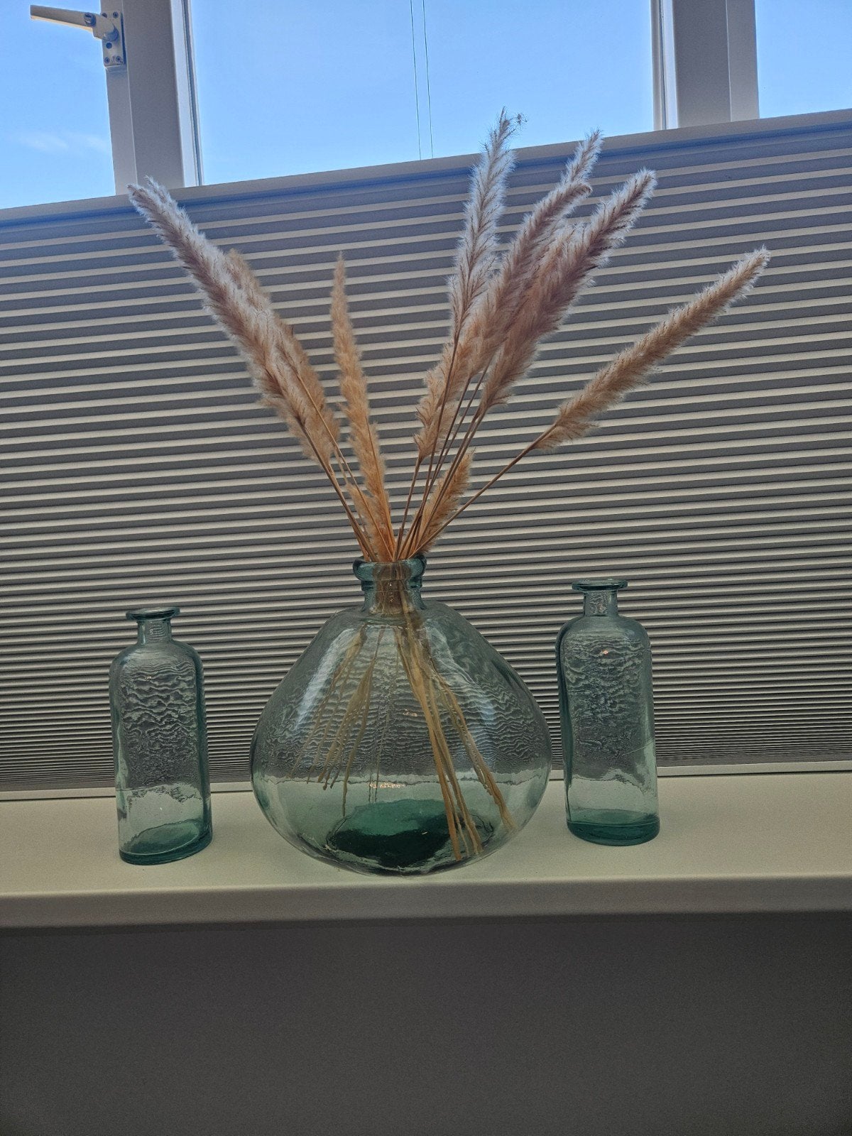 vazen Turquoise blauw groen, Ophalen, Blauw