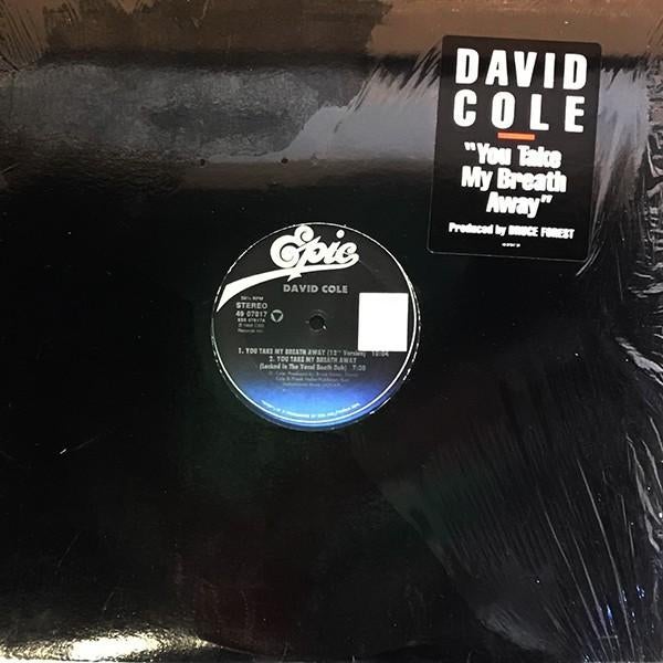 David Cole – You Take My Breath Away 1988 soul/house 12", Maxi-single, Dance, Ophalen of Verzenden, Zo goed als nieuw