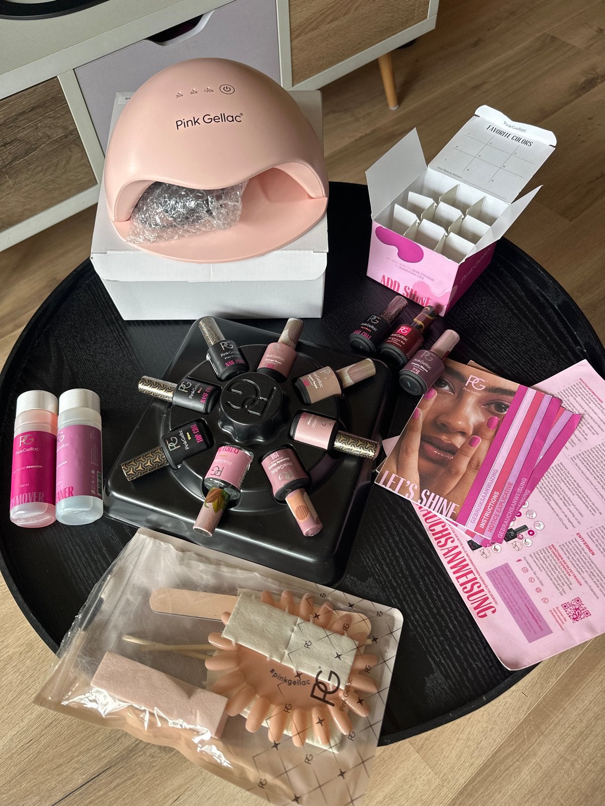 Pink Gellac Startpakket met Lamp en Veel Extra's, Ophalen, Zo goed als nieuw, Overige typen