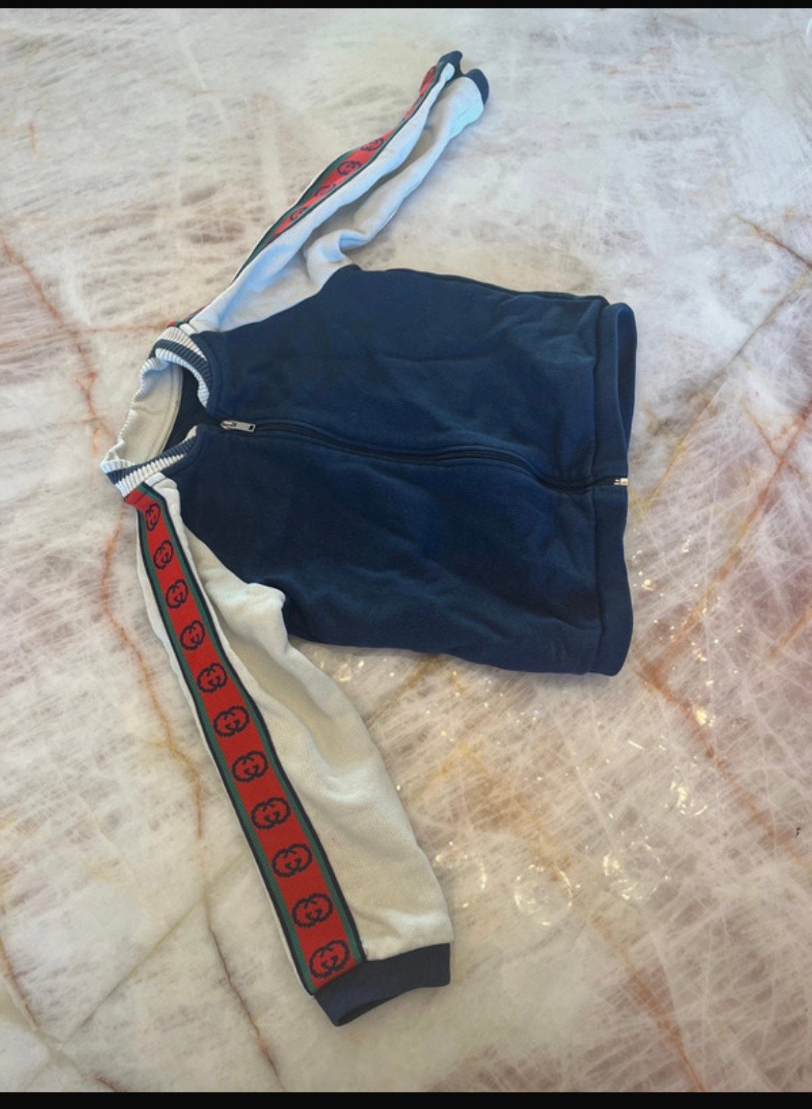 Gucci vest origineel 86, Kinderen en Baby's, Babykleding | Maat 86, Ophalen of Verzenden, Zo goed als nieuw, Jongetje of Meisje