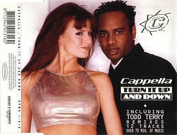 Cappella – Turn It Up And Down CD Maxisingle 1996 💿, Cd's en Dvd's, Verzenden, Zo goed als nieuw, Dance en House