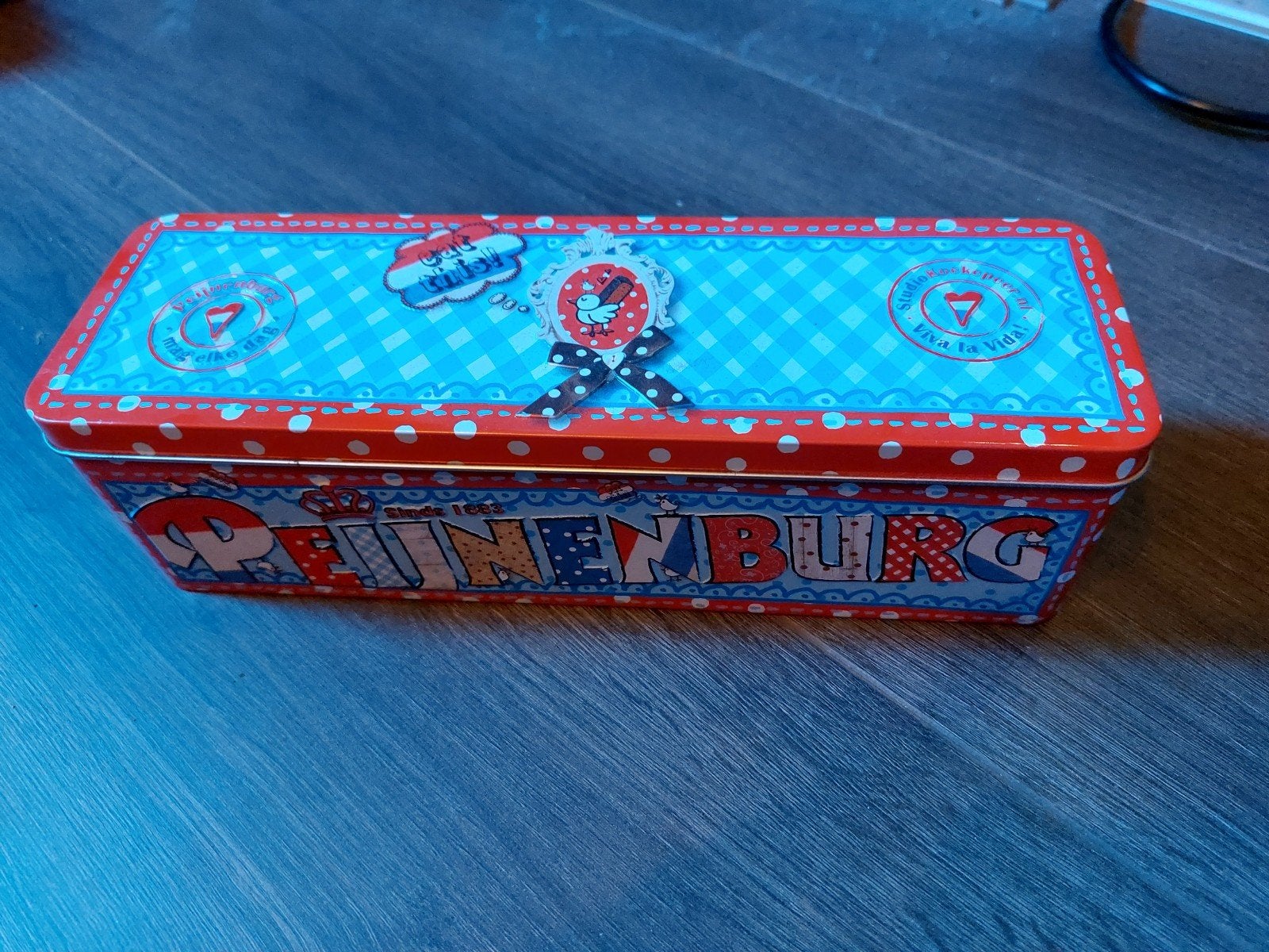 Leuke blikken trommel van Peijnenburg, Verzamelen, Ophalen, Nieuw, Overige