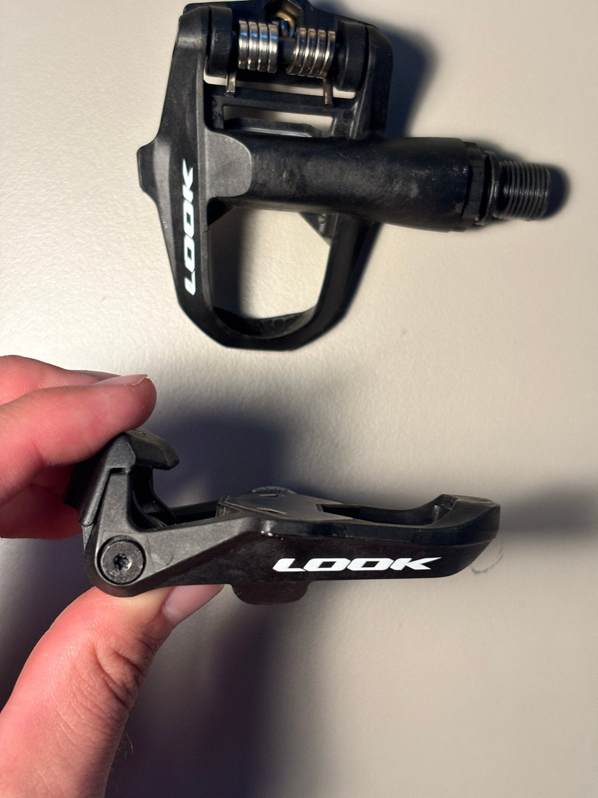 LOOK KEO 2 MAX CARBON RACE PEDALEN ZWART, Crankstel of Pedalen, Gebruikt, Ophalen of Verzenden, Aluminium