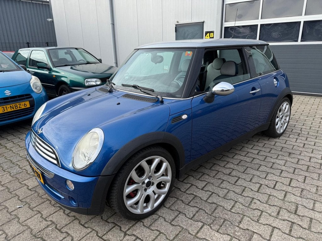 Mini Cooper 1.6 Checkmate 2006 Airco Leder Stoelverwarming, Auto's, Mini, Voorwielaandrijving, Gebruikt, 116 pk, Bedrijf