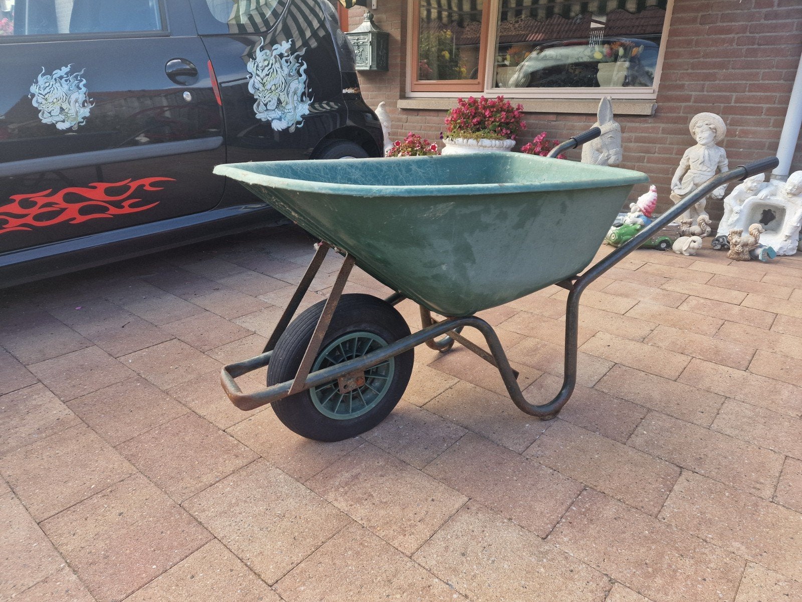 Fort kunststof kruiwagen - Gebruikt, Ophalen, Fort, Handmatig, Gebruikt