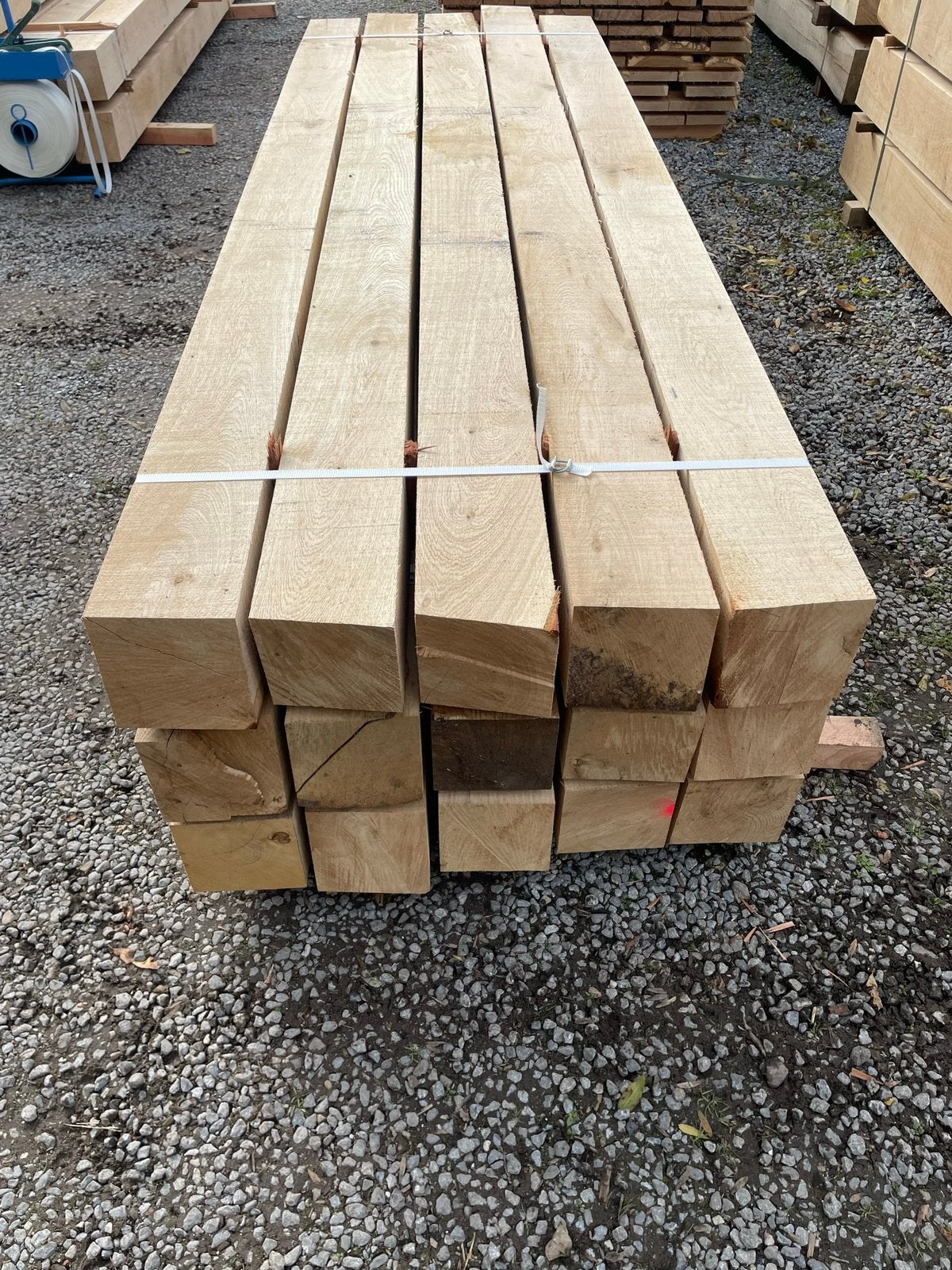 Eiken balken 15x15, Ophalen, Zo goed als nieuw, 250 cm of meer, Balken