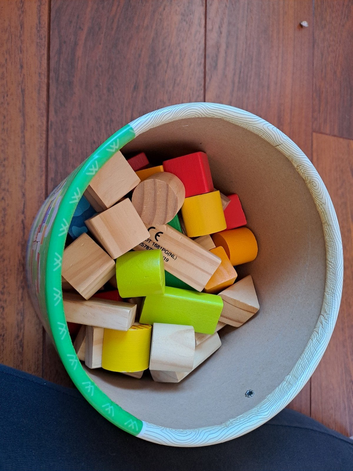 Houten blokken Mini Matters Toys met sorteeremmer, Ophalen of Verzenden, Gebruikt, Overige merken