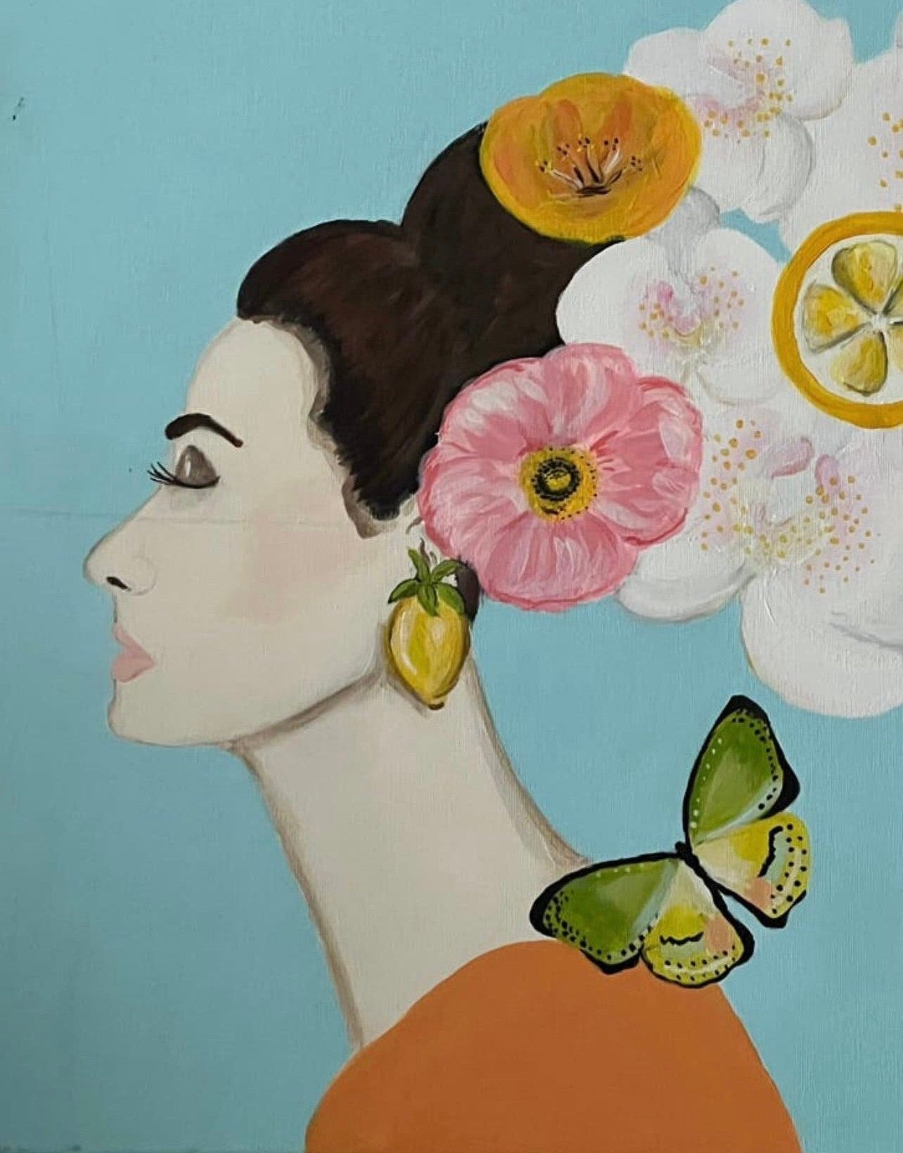 Olieverf schilderij, Antiek en Kunst, Kunst | Schilderijen | Modern, Ophalen of Verzenden