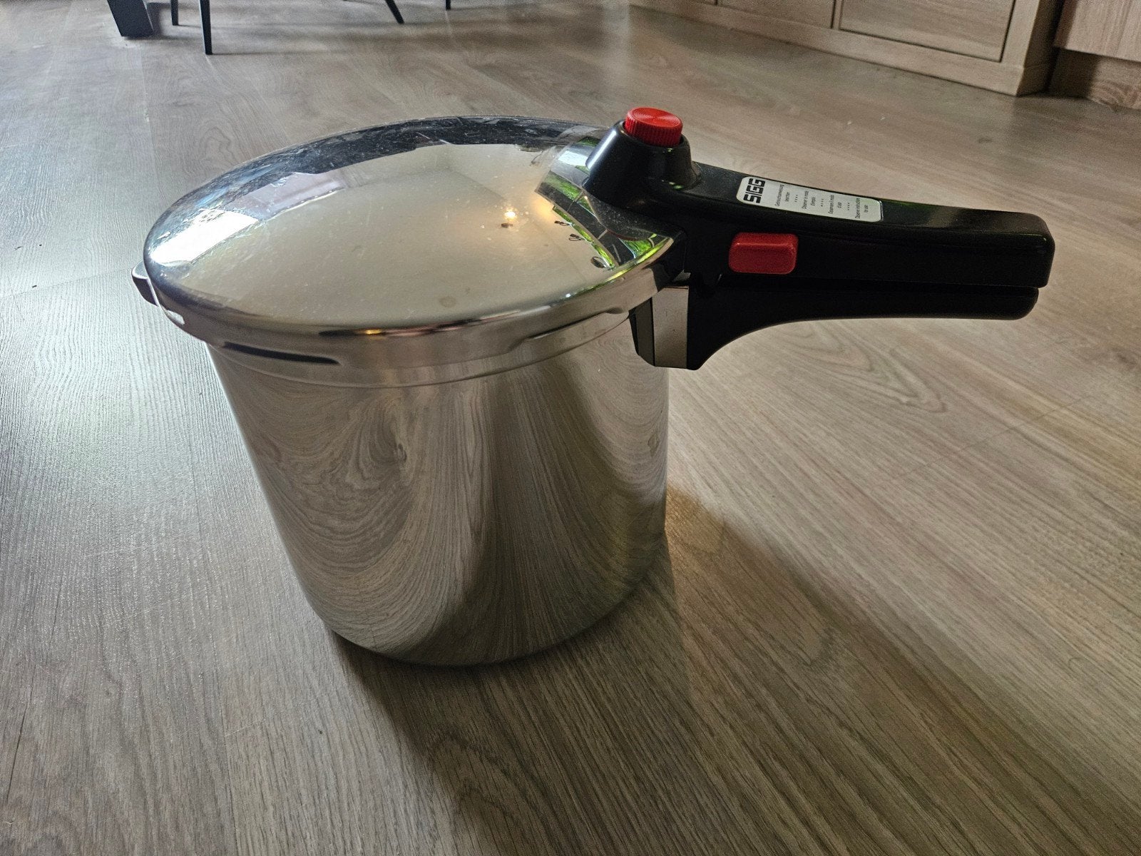 Te ruil: SIGG snelkookpan, Ophalen of Verzenden, Rvs, Kookpan of Snelkookpan