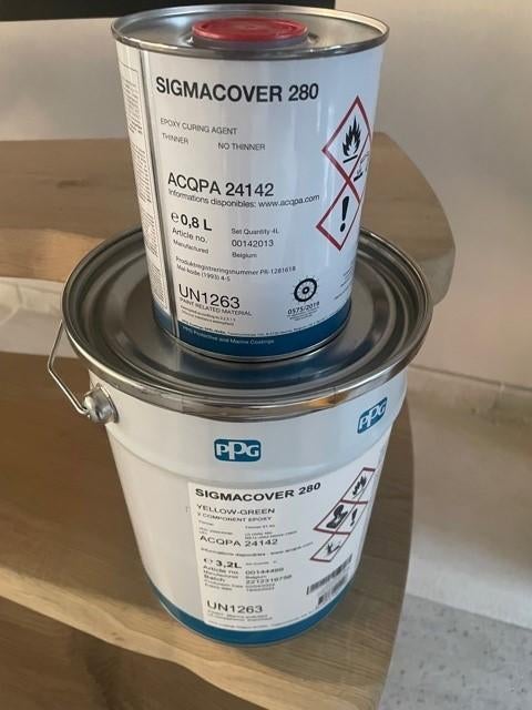 Sigmacover Sigma Cover 280 PRIMER en Thinner 91-92 VERS!, Watersport en Boten, Ophalen of Verzenden, Nieuw, Verven