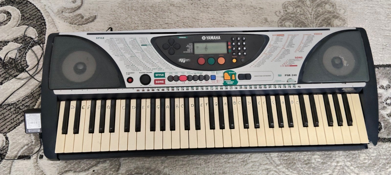 Yamaha PSR-240 Keyboard - Ideaal voor beginners, Ophalen of Verzenden, Gebruikt, 61 toetsen, Yamaha