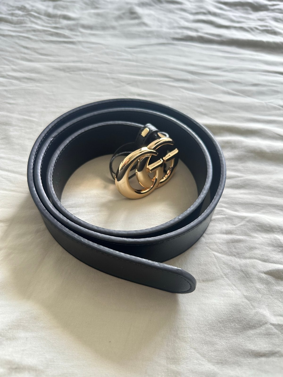 Gucci riem 120 cm met GG gesp, Kleding | Dames, Riemen en Ceinturen, Nieuw, Heupriem, Ophalen of Verzenden, 3 tot 5 cm