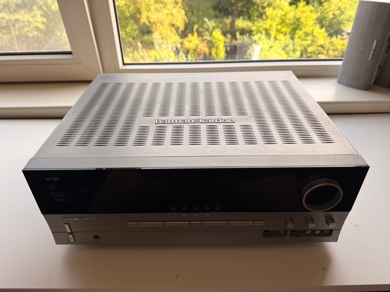 Harman Kardon AVR 135 + HKTS 8 6.1 Surround Set, 120 watt of meer, Ophalen, Overige merken, Gebruikt