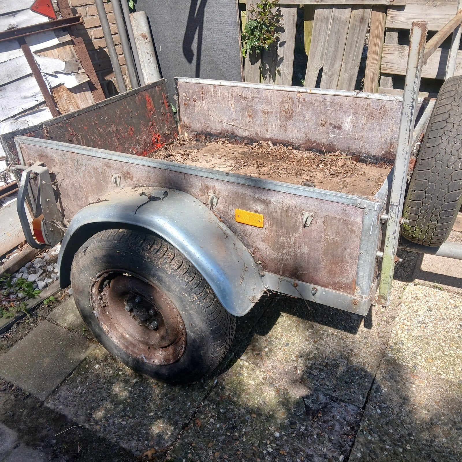 Landbouw As aanhanger s menwagen  sulky, Ophalen of Verzenden