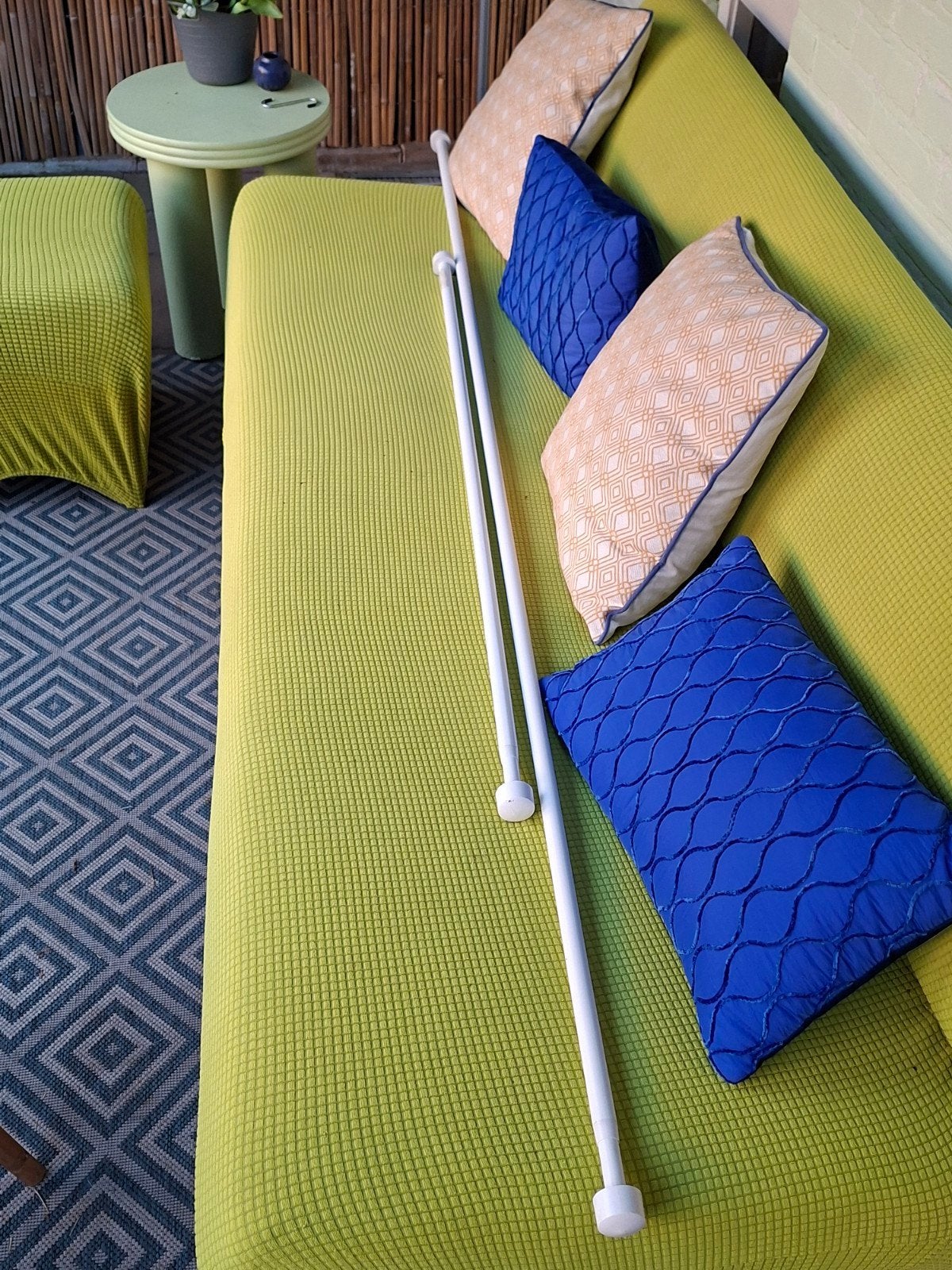 IKEA RÄCKA Gordijnroede - Wit, 210-385 cm, Wit, Ophalen of Verzenden, Zo goed als nieuw, IKEA