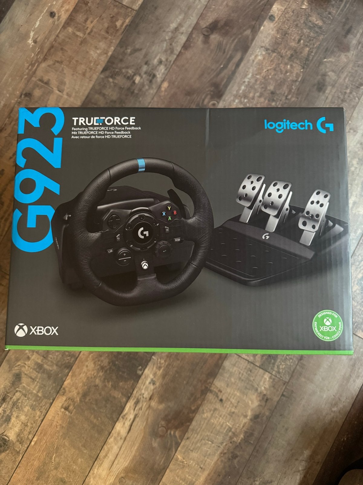 Logitech G923 SE Xbox Stuurwiel + Pedalen + Joystick, Ophalen of Verzenden, Zo goed als nieuw, Stuurtje of Sportattribuut, Xbox One