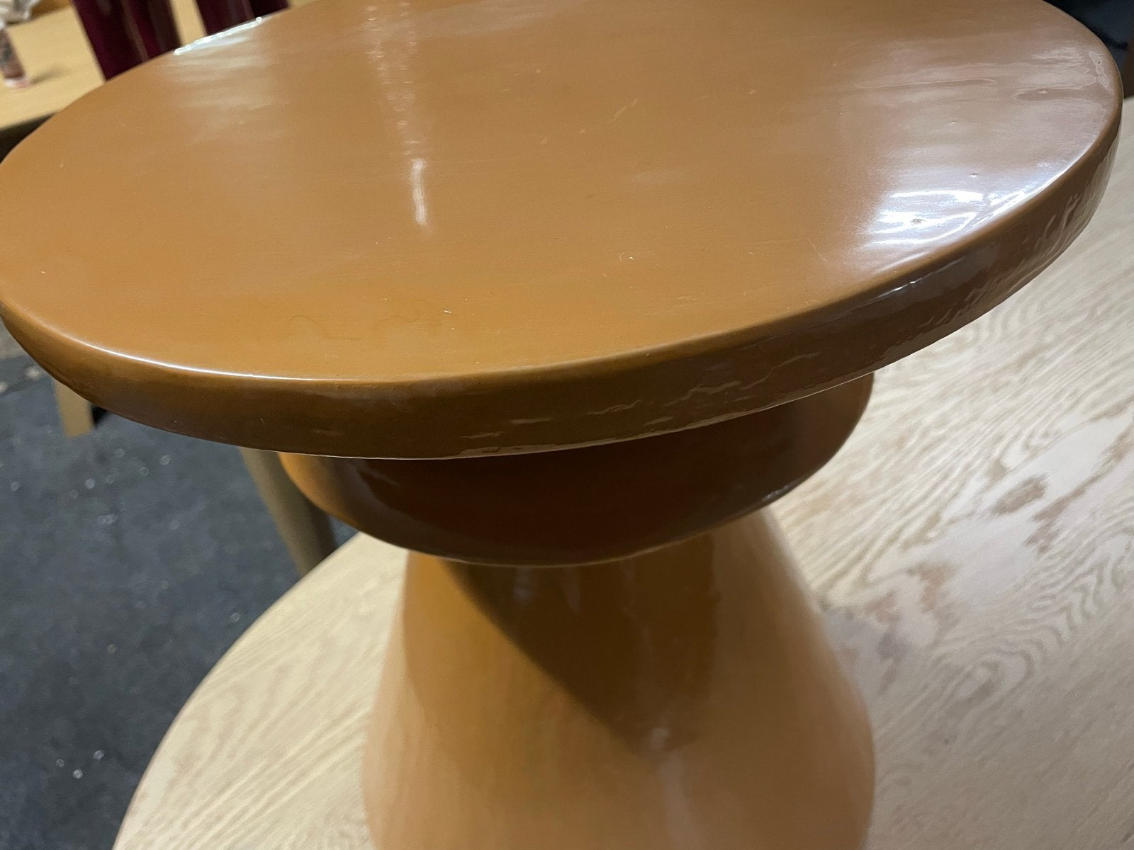 Bijzettafel 48x54 cm Terracotta - Stijlvol en Compact, Nieuw, Overige vormen, Ophalen, 45 tot 60 cm
