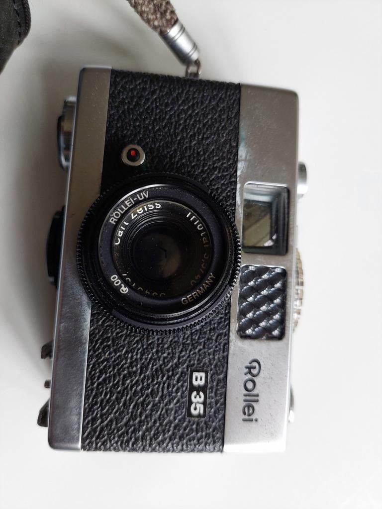 Rollei B35 Compact Camera met Carl Zeiss Triotar lens, Ophalen, Gebruikt, Compact, Overige Merken