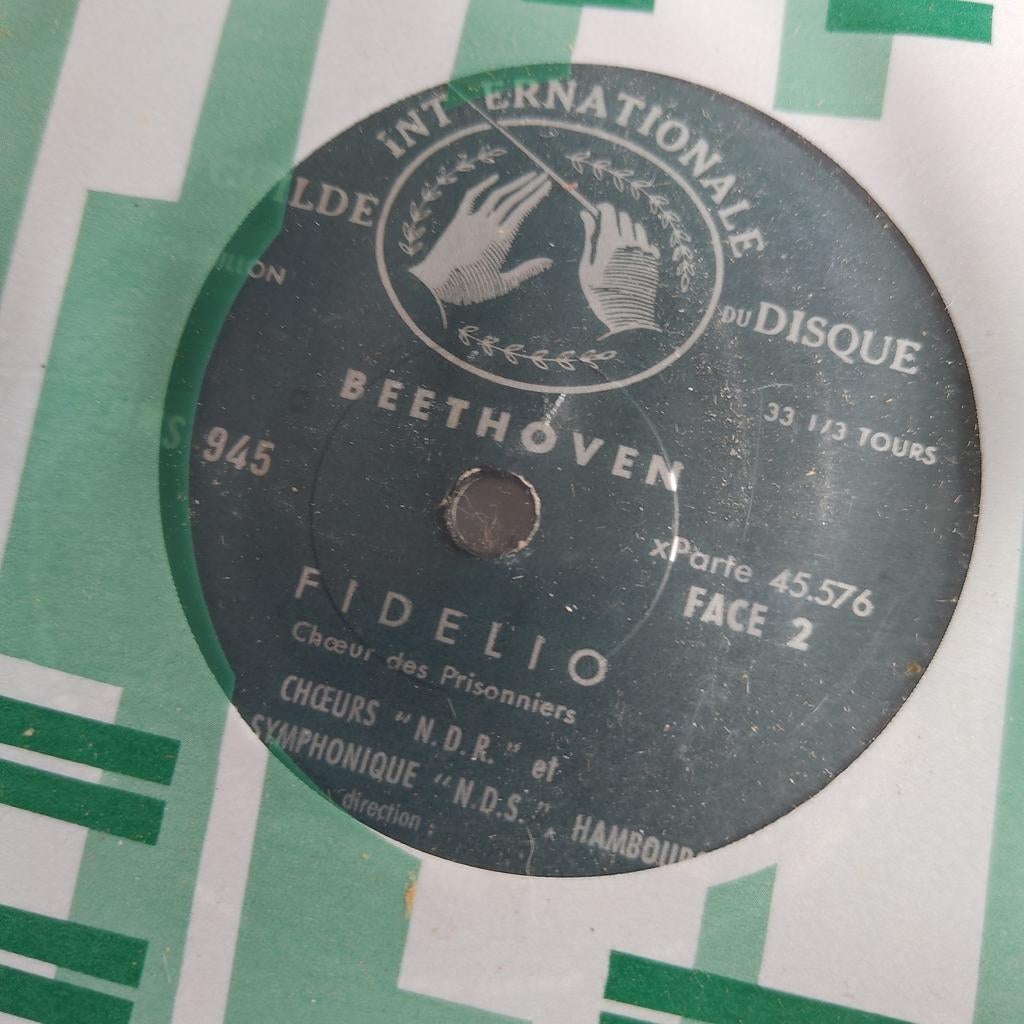 Beethoven - Fidelio (Chœur des Prisonniers) Vinyl, Ophalen of Verzenden, Gebruikt, 7 inch