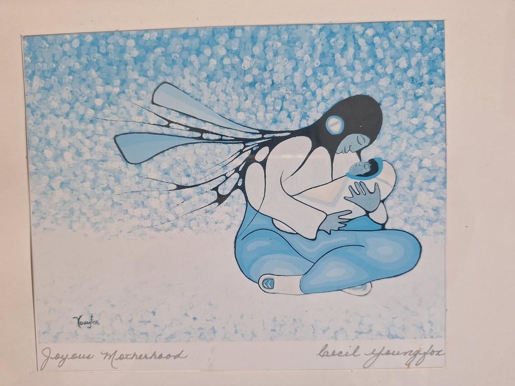 2 ingelijste prenten Cecil Youngfox., Antiek en Kunst, Ophalen of Verzenden