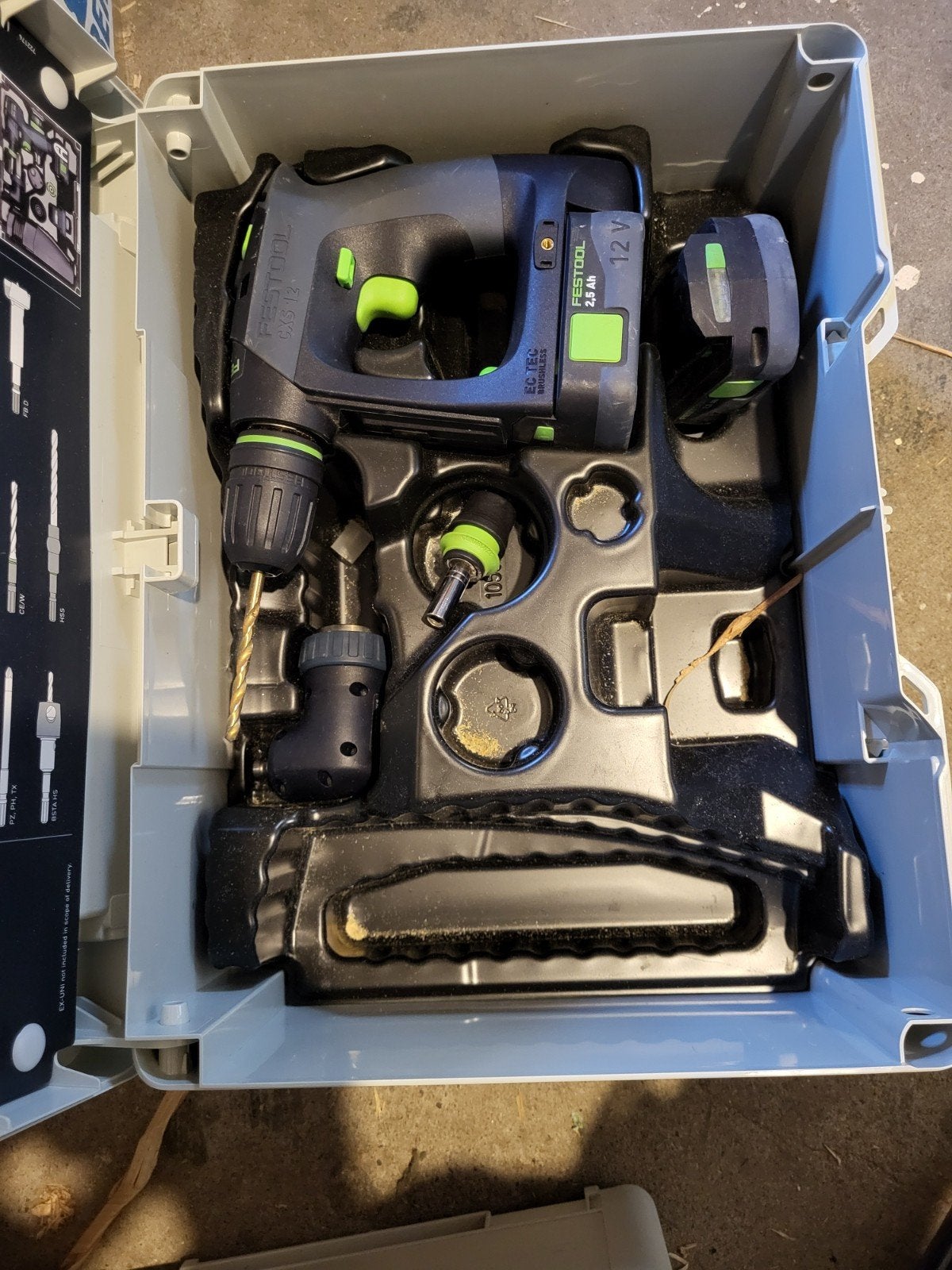 Festool Gereedschap Set - Nieuwstaat uit 2024, Ophalen, Zo goed als nieuw, Boormachine