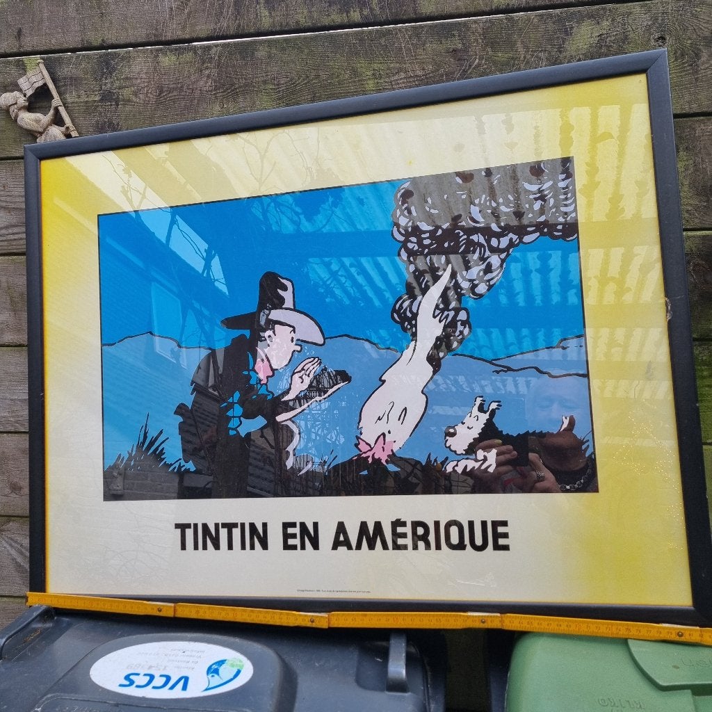 Tintin/Kuifje in Amerika, Eén stripboek, Ophalen of Verzenden, Gelezen