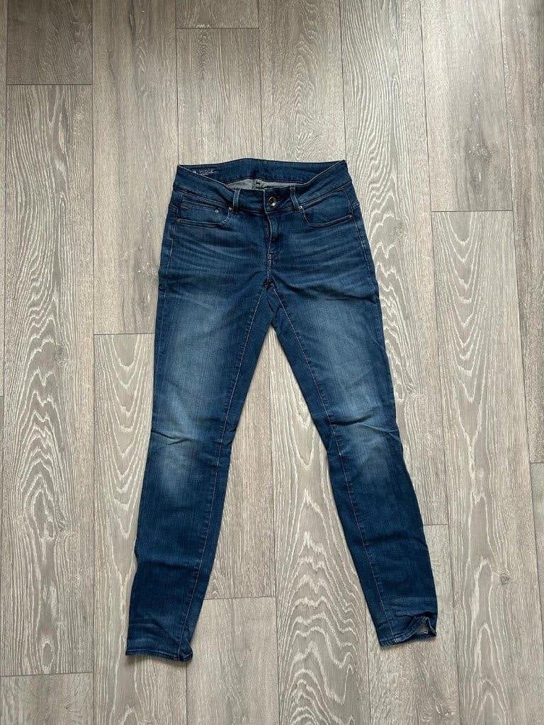 Mooie G star spijkerbroek model midge cady W 30-L34 ZGAN, Blauw, Ophalen of Verzenden, Zo goed als nieuw, W30 - W32 (confectie 38/40)