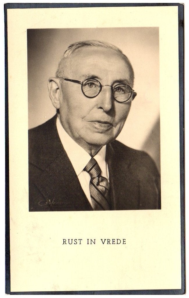 Adrianus Reijnders 1879 Rijen + 1959 Rijen, 80 jaar oud, Verzenden
