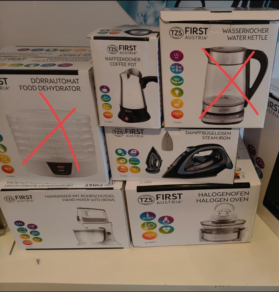 Nieuwe keukenapparatuur - Allen werkend, 4 liter of meer, Ophalen of Verzenden, Nieuw, 1 snelheid