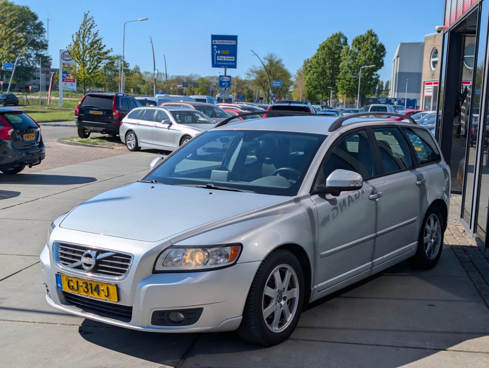 Volvo V50 1.6D S/S Momentum - Pdc- Navi - Trekhaak, Auto's, Volvo, Voorwielaandrijving, Stof, Gebruikt, Zwart