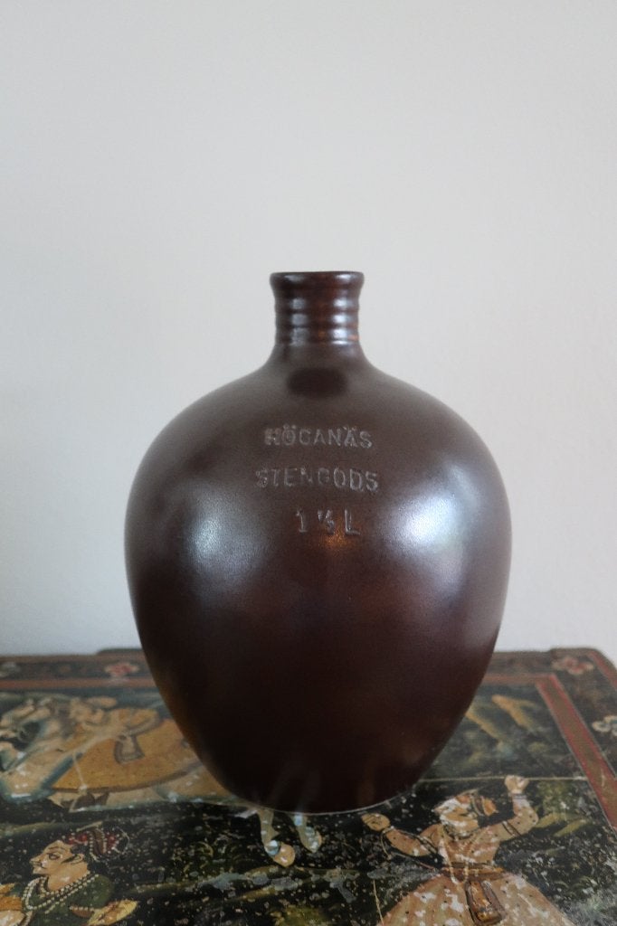 1960s Swedish Höganäs Stengods Brown Jug, Ophalen of Verzenden