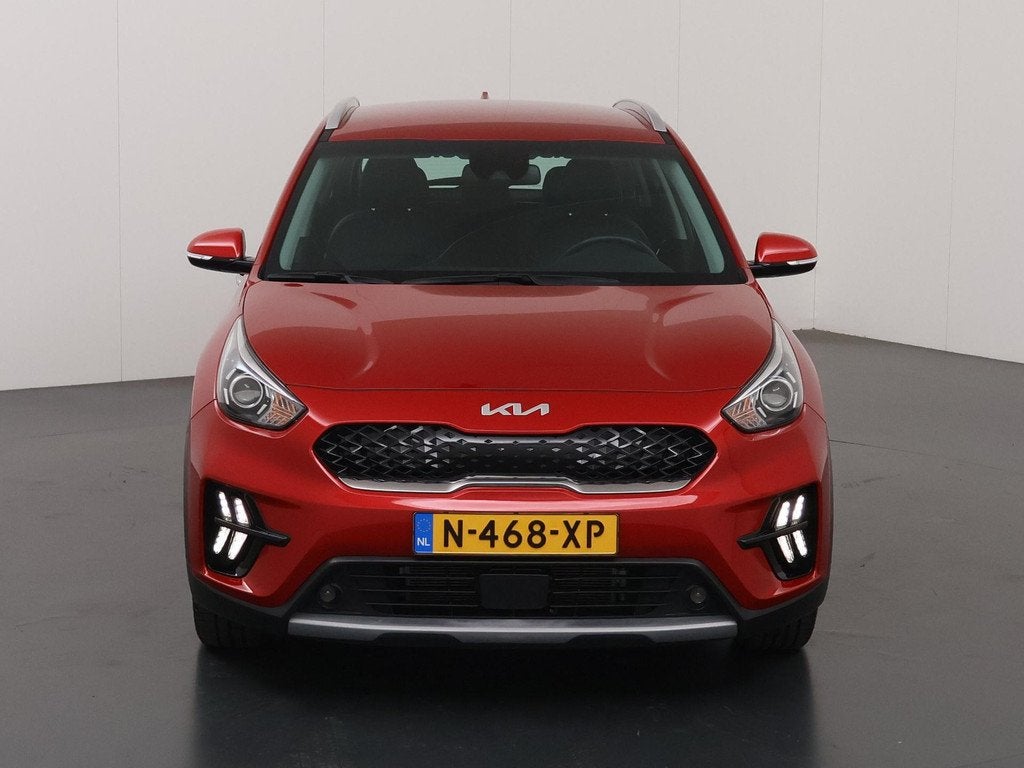 Kia Niro 1.6 GDi Hybrid DynamicLine | Adaptieve Cruise Contr, Auto's, Gebruikt, Euro 6, 2 kWh, Leder en Stof