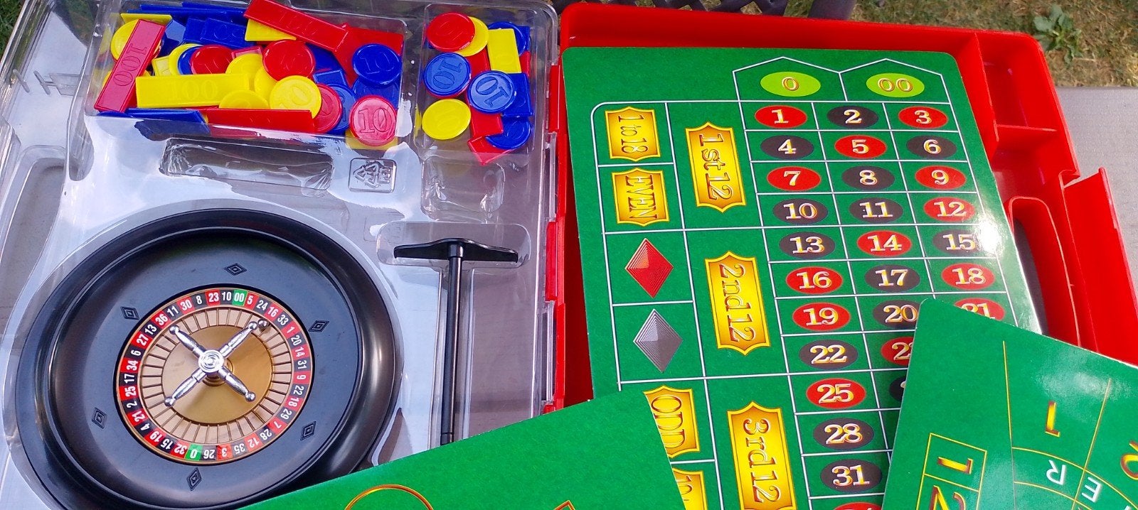 CASINO ROULETTE SPEL SET, Vijf spelers of meer, Ophalen of Verzenden, Gebruikt