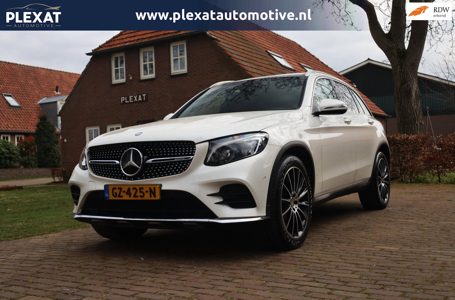 Mercedes-Benz GLC-klasse 250 d 4MATIC Ambition Aut. | AMG-St, Auto's, Mercedes-Benz, Automaat, Gebruikt, 2500 kg, Wit