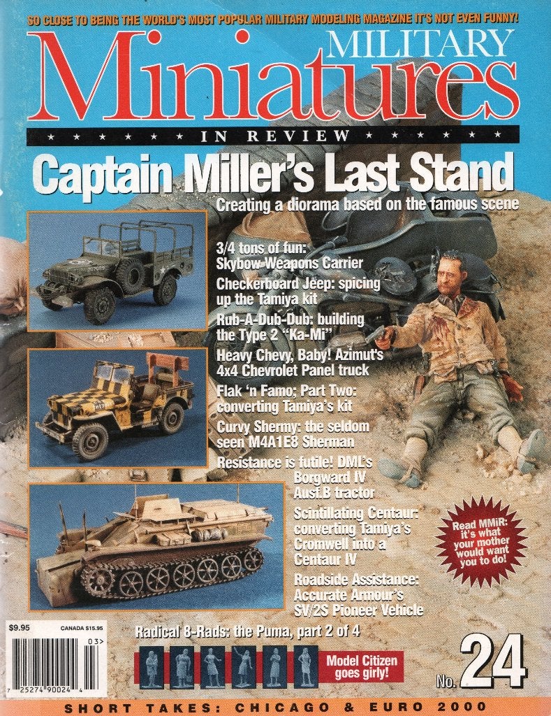 Military Miniatures in Review magazine No 24, Hobby en Vrije tijd, Ophalen of Verzenden, 1:32 tot 1:50, Auto, Overige merken