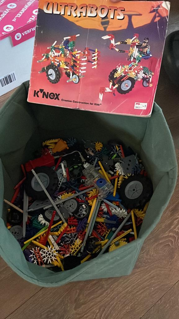 Grote verzameling Knex incl boekjes, Ophalen, Zo goed als nieuw