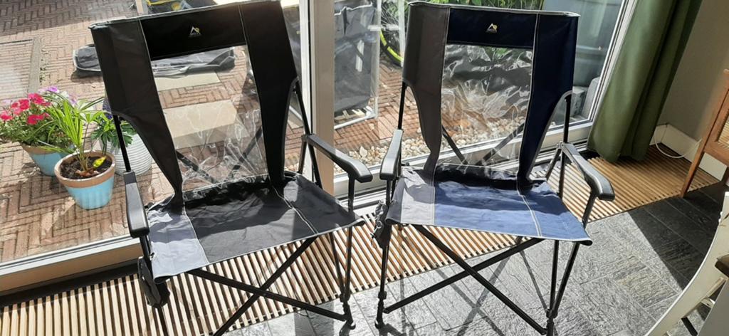 2 campingstoelen eazy chair XL, Caravans en Kamperen, Ophalen, Campingstoel
