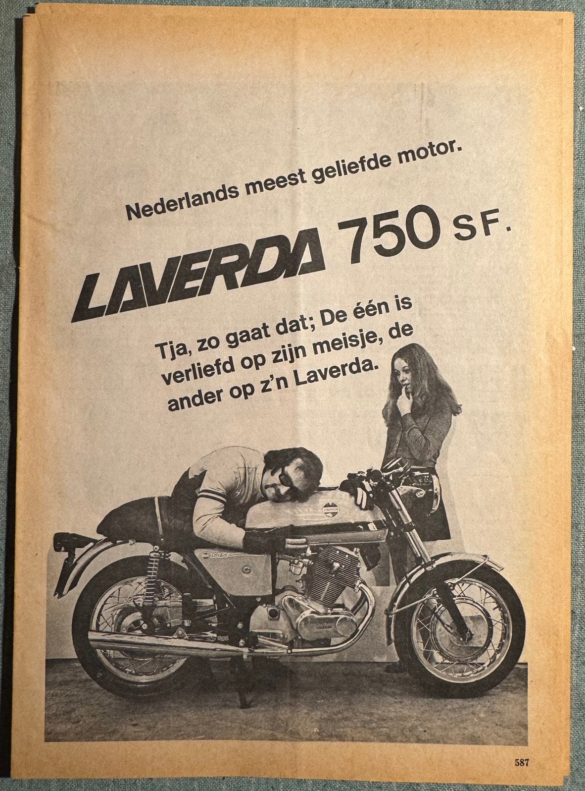 Advertentie 1972 Laverda 750SF, Ophalen of Verzenden, Zo goed als nieuw, Motoren