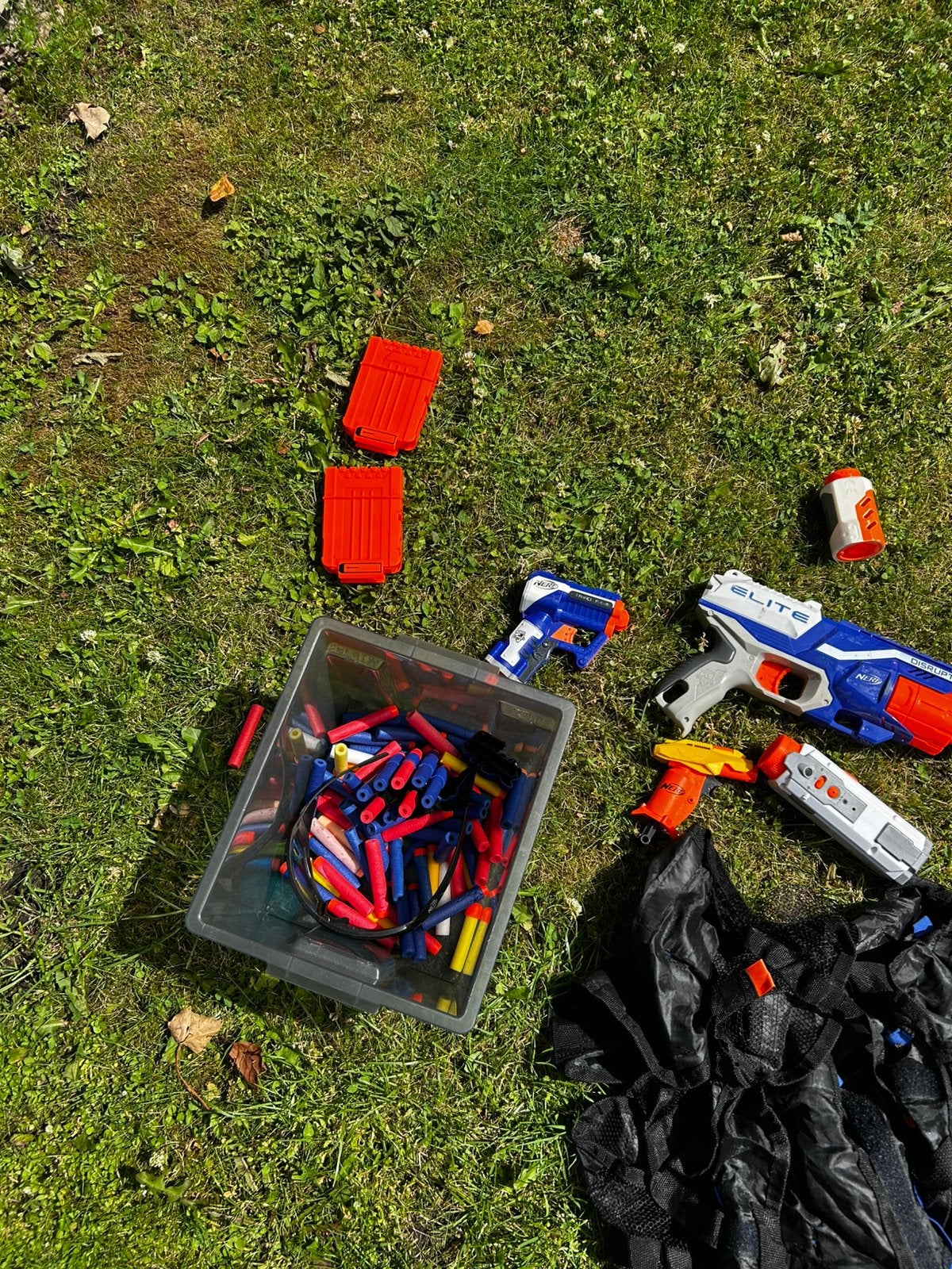 Nerf geweren, Ophalen, Gebruikt
