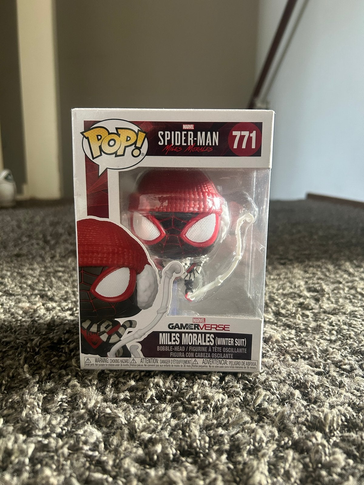 Funko Pop! Miles Morales (Winter Suit) - Spider-Man #771, Verzenden, Zo goed als nieuw