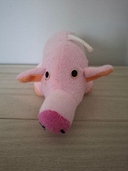 knuffel varkentje, Ophalen of Verzenden, Zo goed als nieuw, Overige typen, Klein (minder dan 20 cm)