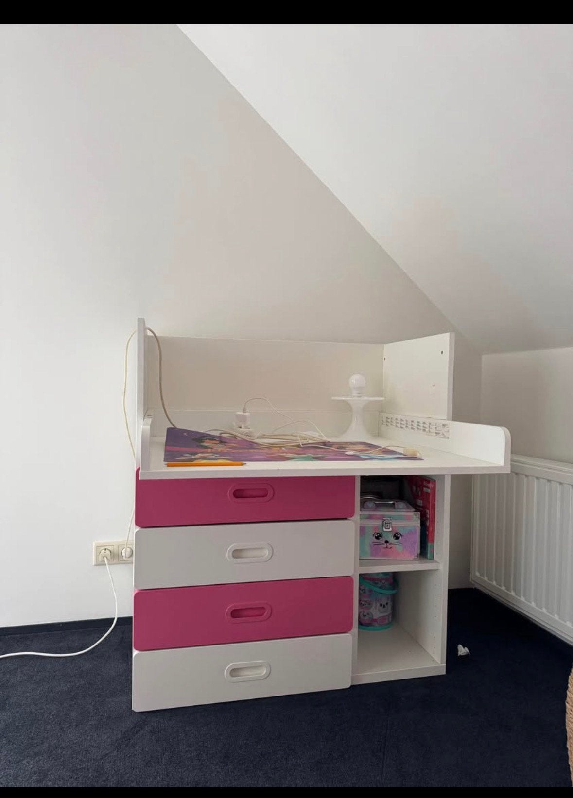 Gratis commode / bureau, Ophalen, Gebruikt, 50 tot 70 cm, 100 cm of meer